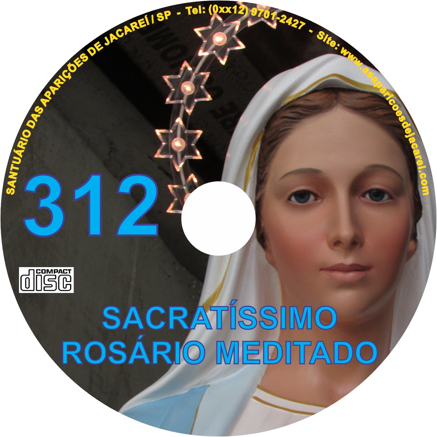 CD Rosário Meditado 312 CD Rosário Meditado 312